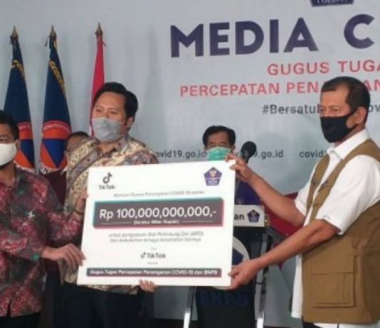TikTok Sumbang Rp100 Miliar