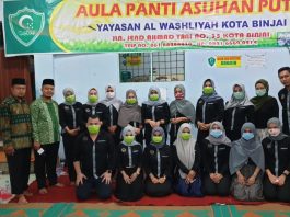 Komunitas Peduli Anak Panti berkunjung ke Panti Asuhan Al Washliyah Kota Binjai