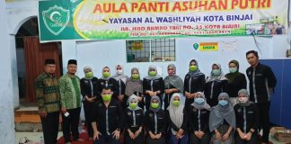 Komunitas Peduli Anak Panti berkunjung ke Panti Asuhan Al Washliyah Kota Binjai