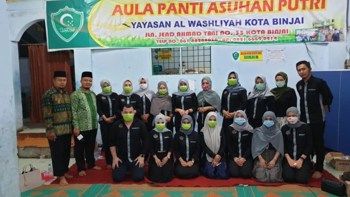 Komunitas Peduli Anak Panti berkunjung ke Panti Asuhan Al Washliyah Kota Binjai