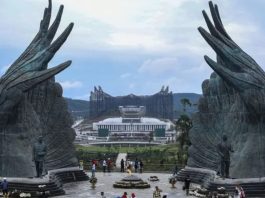 Proyek pembangunan Ibu Kota Nusantara (IKN) di Kalimantan Timur. (Foto: Antara)