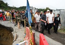 Gubernur Bobby Pastikan Jalan Longsor Pamah Semelir Diperbaiki Oktober